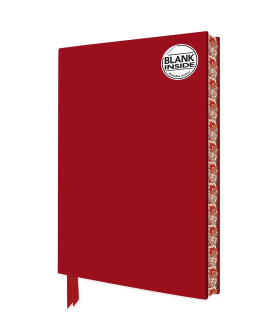 Carnets d&rsquo;artisanat vierges – Carnet d&rsquo;artisanat vierge rouge rubis (Journaux Flame Tree )