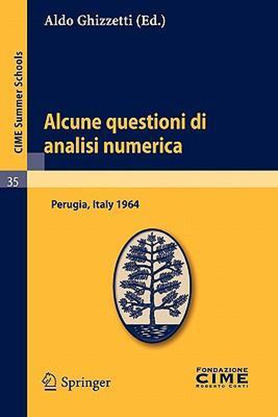 Alcune questioni di analisi numerica Lectures given at the Centro Internazionale Matematico Estivo (C.I.M.E.) held in Perugia, Italy, September 7-16, 1964 Alcune questioni di analisi numerica Lectures given at the Centro Internazionale Matematico Estivo (C.I.M.E.) held in Perugia, Italy, September 7-16, 1964