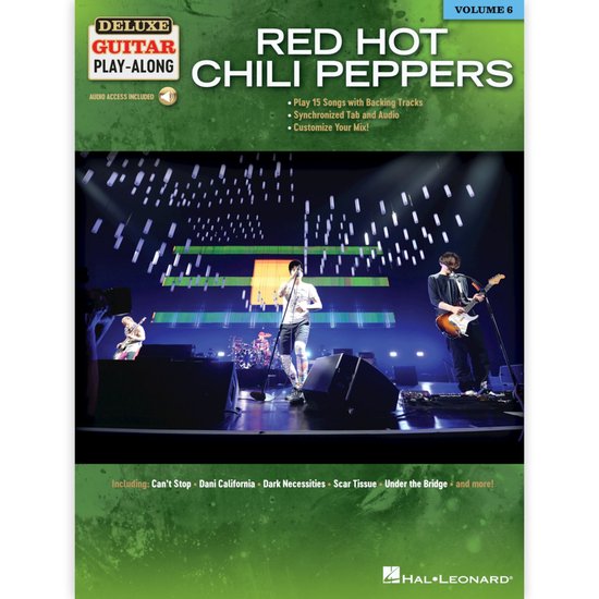 Red Hot Chili Peppers Deluxe Guitar Play-Along Volume 6