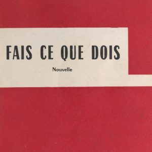 Fais ce que doisEbook