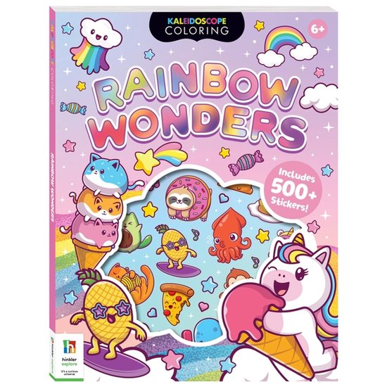Kaleidoscope – Sticker Coloring – Rainbow Wonders